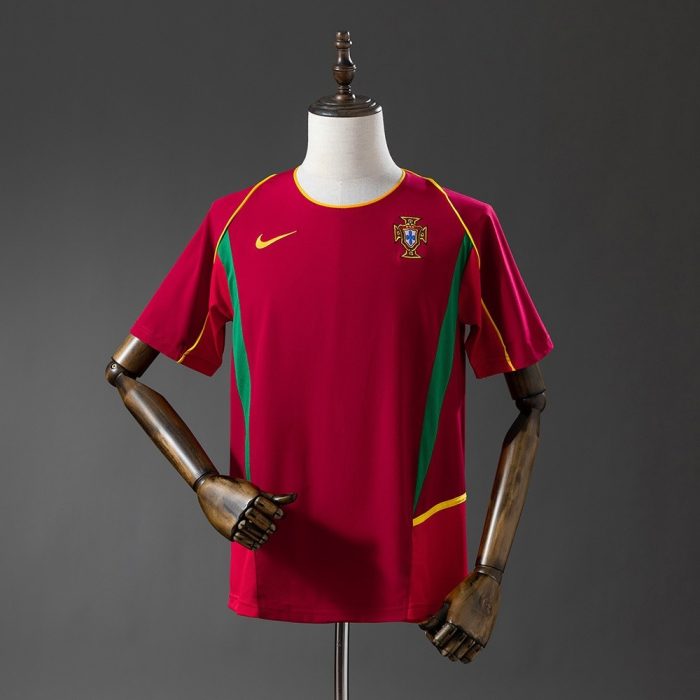 Portugal 2002 Home Retro Jersey - 图片 7