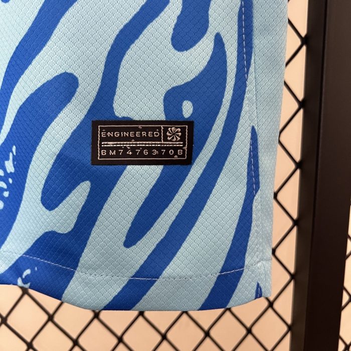 2024 Portugal Goalkeeper Blue Jersey - 图片 2