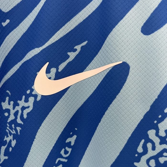 2024 Portugal Goalkeeper Blue Jersey - 图片 3