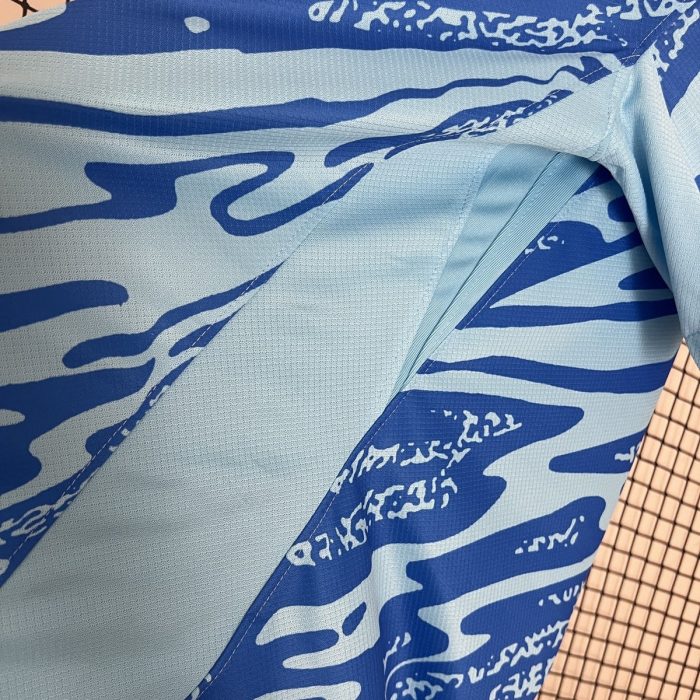 2024 Portugal Goalkeeper Blue Jersey - 图片 9