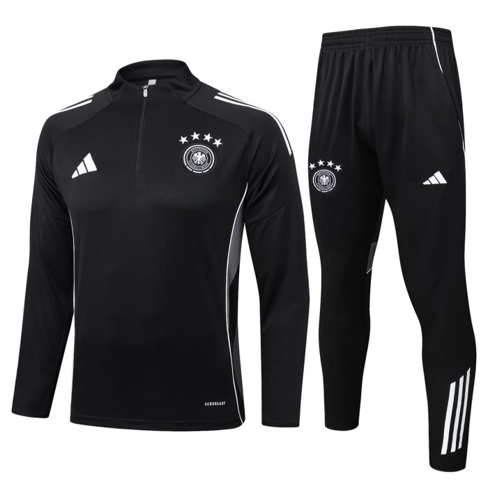 Germany 25/26 Black Half-Zip Jacket - 图片 8