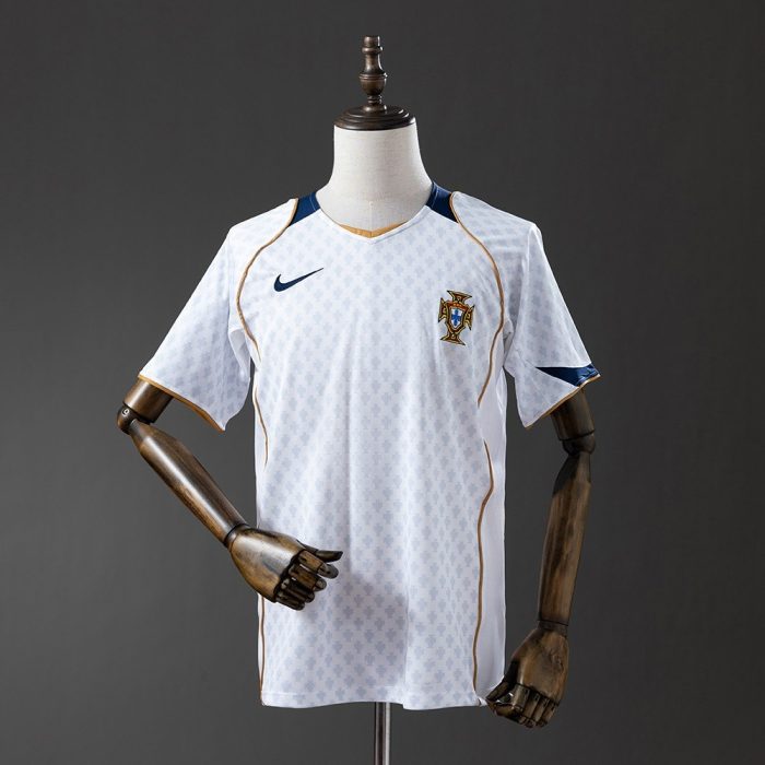 Portugal 2004 Away Retro Jersey - 图片 7
