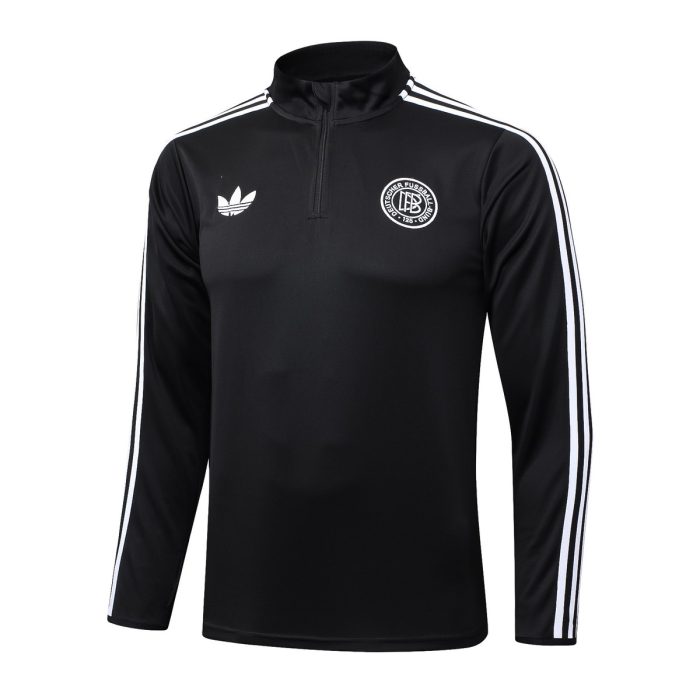 Germany 125th Anniversary Black Half-Zip Jacket (White Trim) - 图片 8