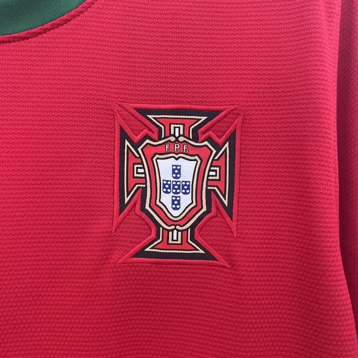 Portugal 2012 Home Retro Jersey - 图片 3