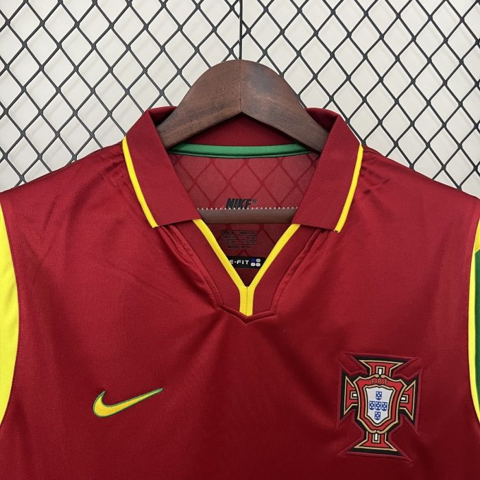 Portugal 1998 Home Retro Jersey - 图片 2