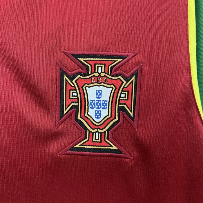 Portugal 1998 Home Retro Jersey - 图片 8