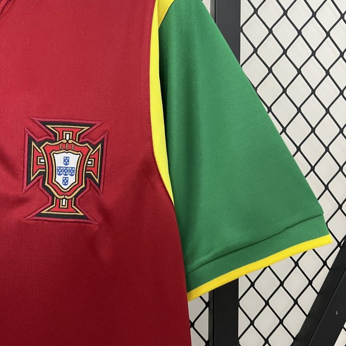 Portugal 1998 Home Retro Jersey - 图片 9