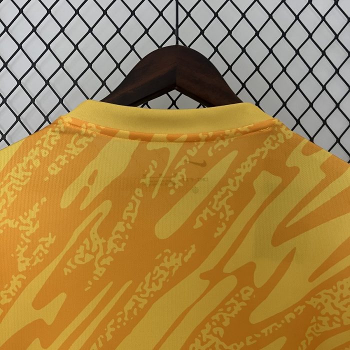 2024 Portugal Goalkeeper Jersey Yellow - 图片 2