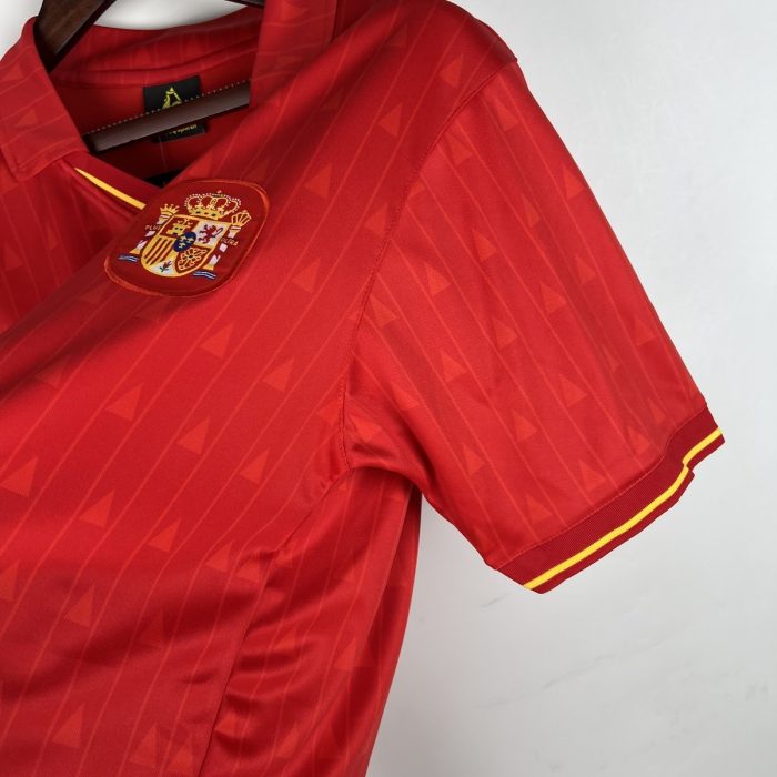 Spain 1988-1991 Home Retro Shirt - 图片 7