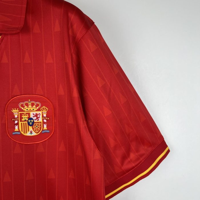 Spain 1988-1991 Home Retro Shirt - 图片 8