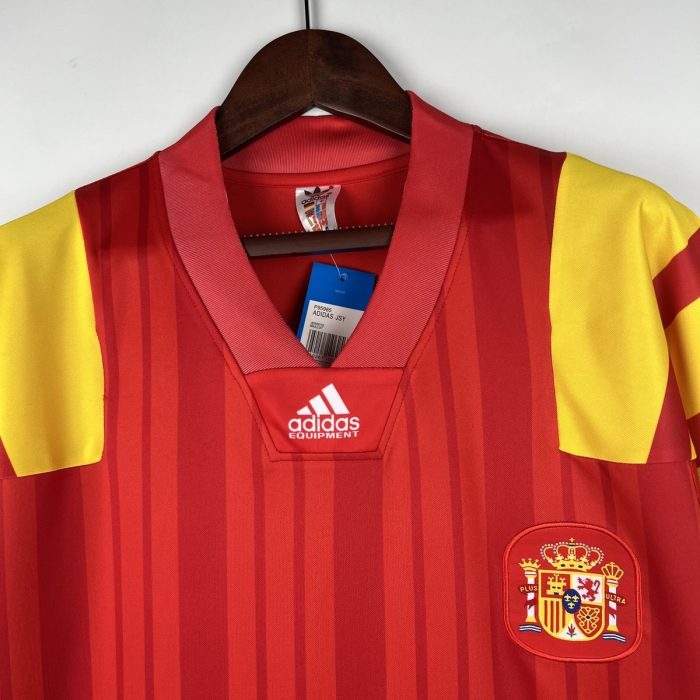Spain 1992-1994 Home Retro Shirt - 图片 2