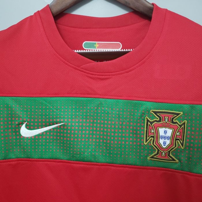 2010 Portugal Home Retro Jersey - 图片 6