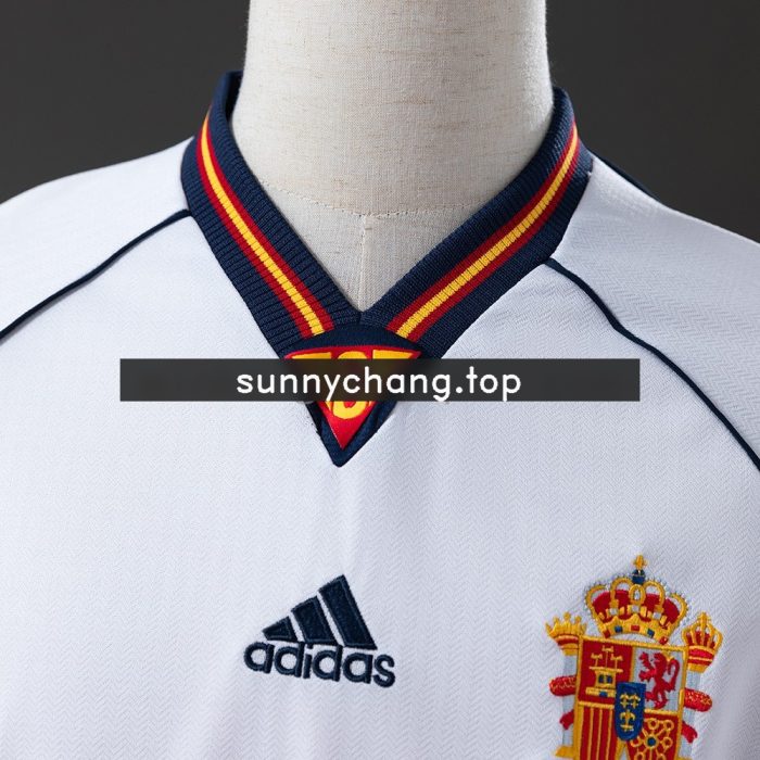 1998 Spain Away Retro Jersey - 图片 5
