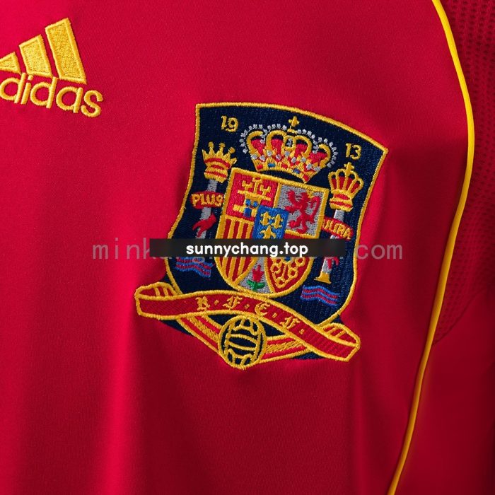 Spain 2008 Home Retro Jersey - 图片 5