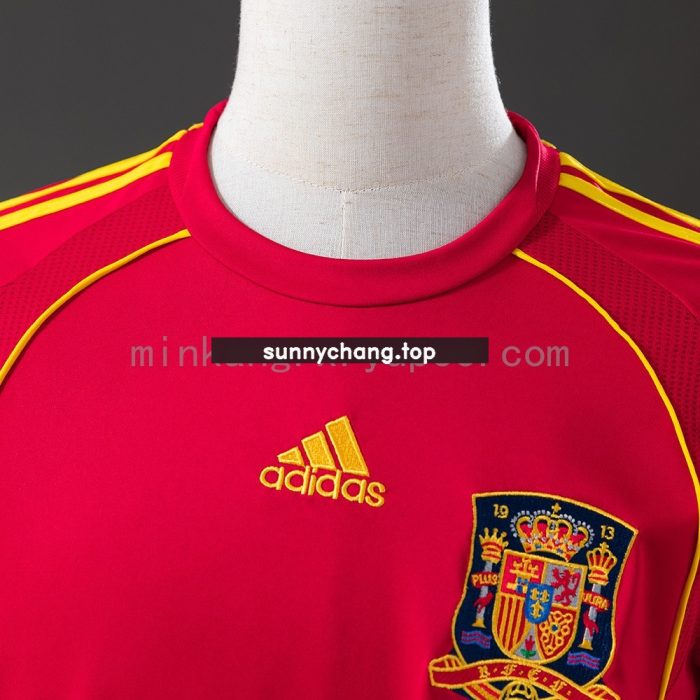Spain 2008 Home Retro Jersey - 图片 6