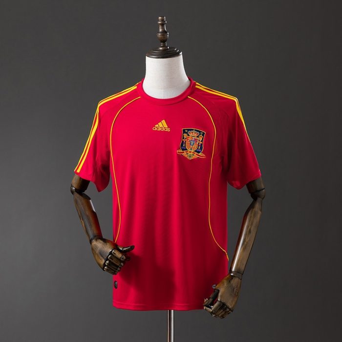 Spain 2008 Home Retro Jersey - 图片 8