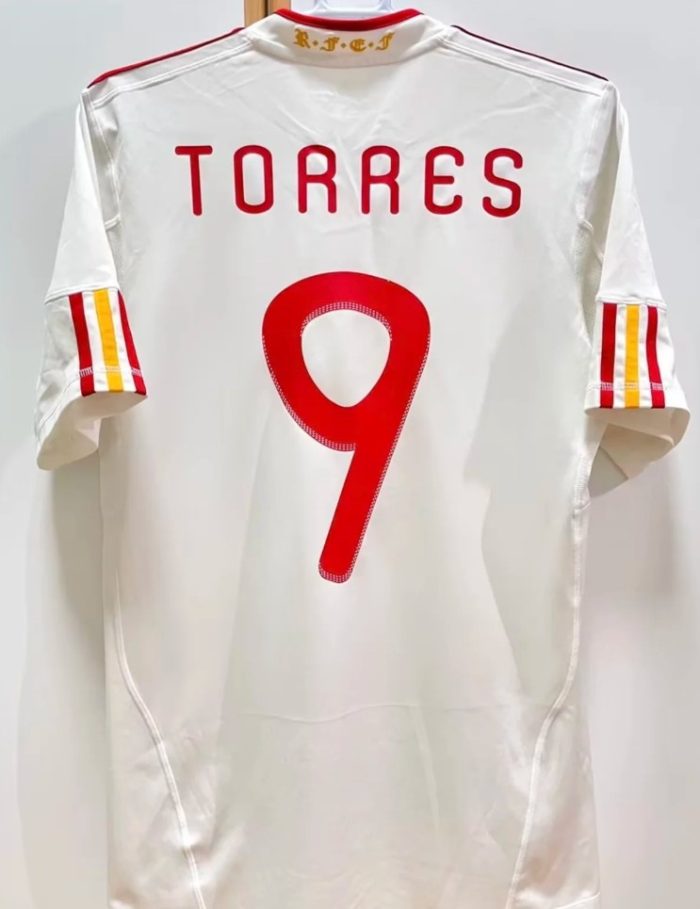 Spain 2011 Away Retro Jersey - 图片 2