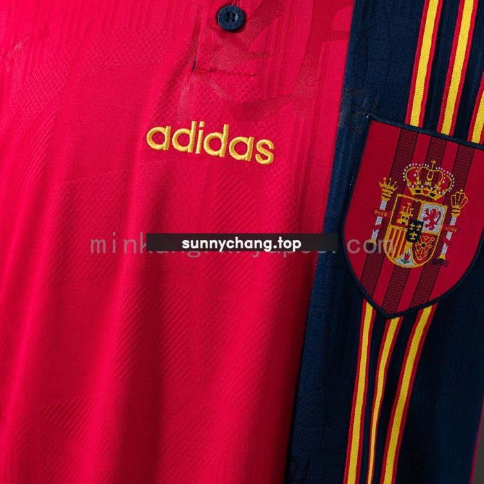 Spain 1996 Home Retro Jersey - 图片 6