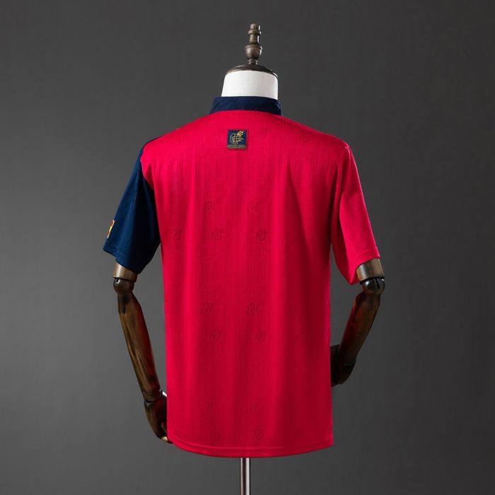 Spain 1996 Home Retro Jersey - 图片 8