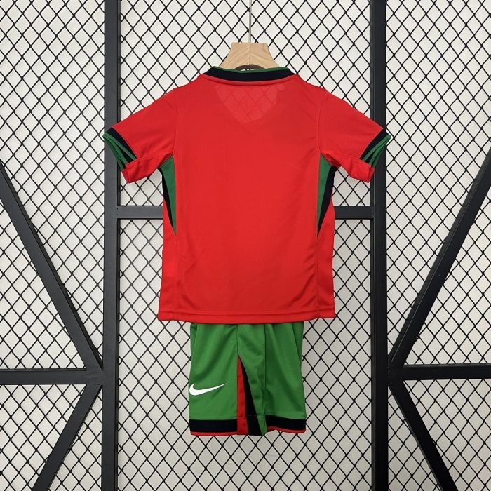 2024 Portugal Home Kids Jersey - 图片 5
