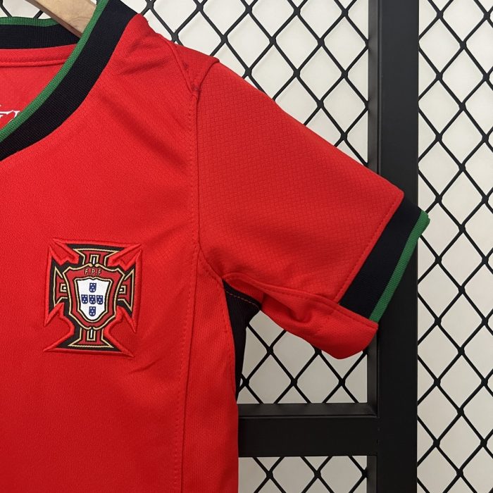 2024 Portugal Home Kids Jersey - 图片 8