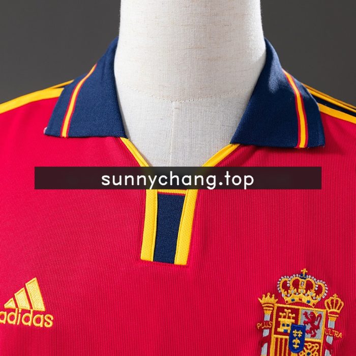 Spain 2000 Home Retro Shirt - 图片 6