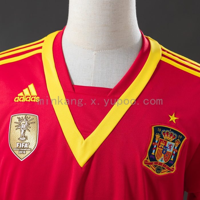 Spain 2013 Home Retro Jersey - 图片 6