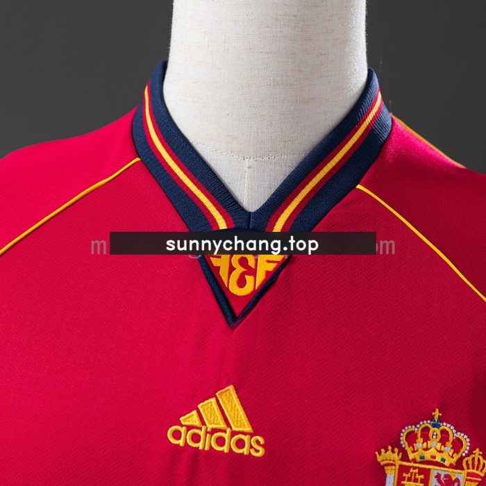 1998 Spain Home Retro Jersey - 图片 5
