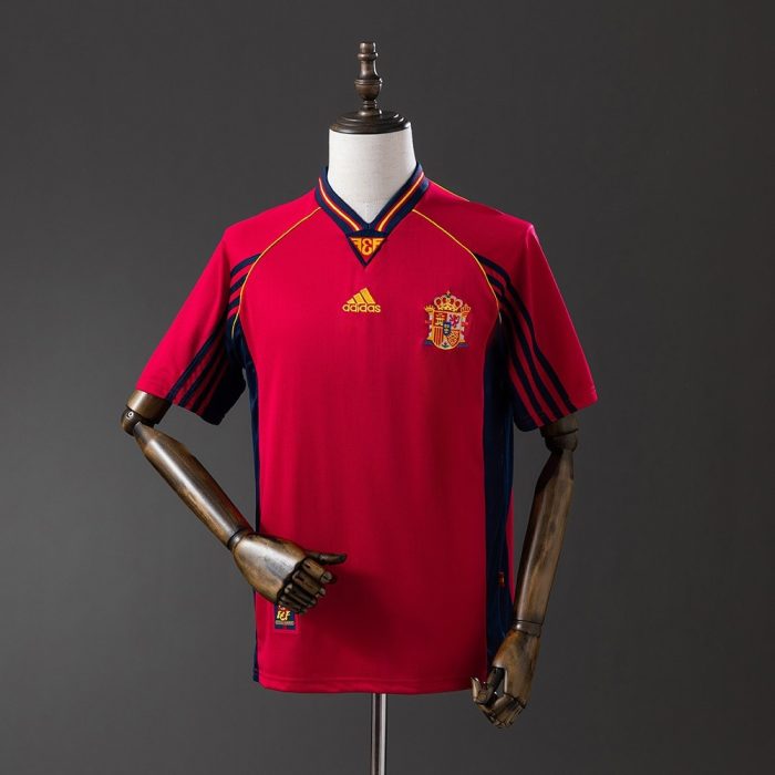 1998 Spain Home Retro Jersey - 图片 7