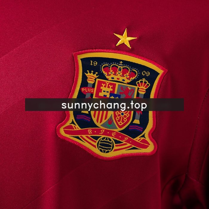 Spain 2012 Home Retro Shirt - 图片 5