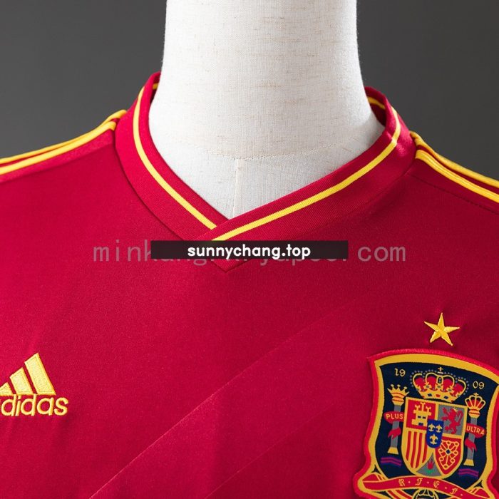 Spain 2012 Home Retro Shirt - 图片 6