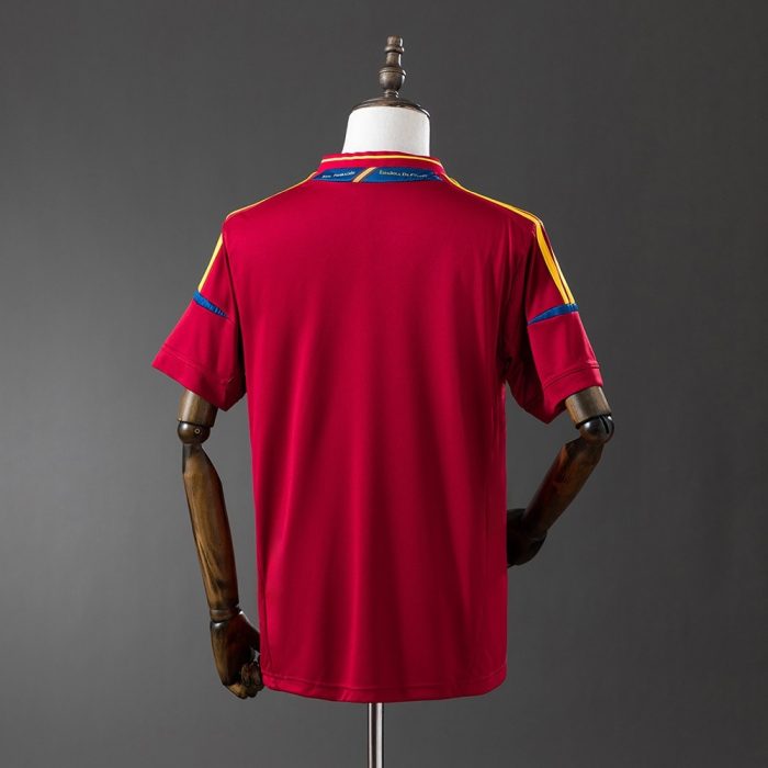 Spain 2012 Home Retro Shirt - 图片 7
