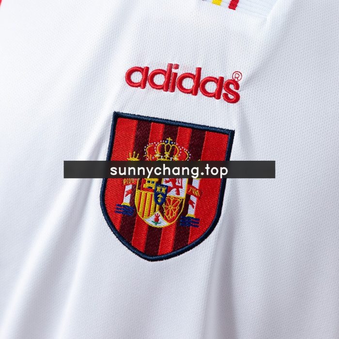 Spain 1996 Away Retro Jersey - 图片 3