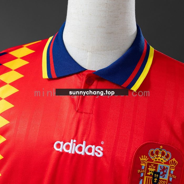 Spain 1994 Home Retro Shirt - 图片 6