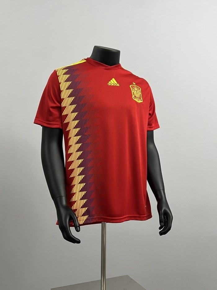 Spain 2018 Home Retro Shirt - 图片 4