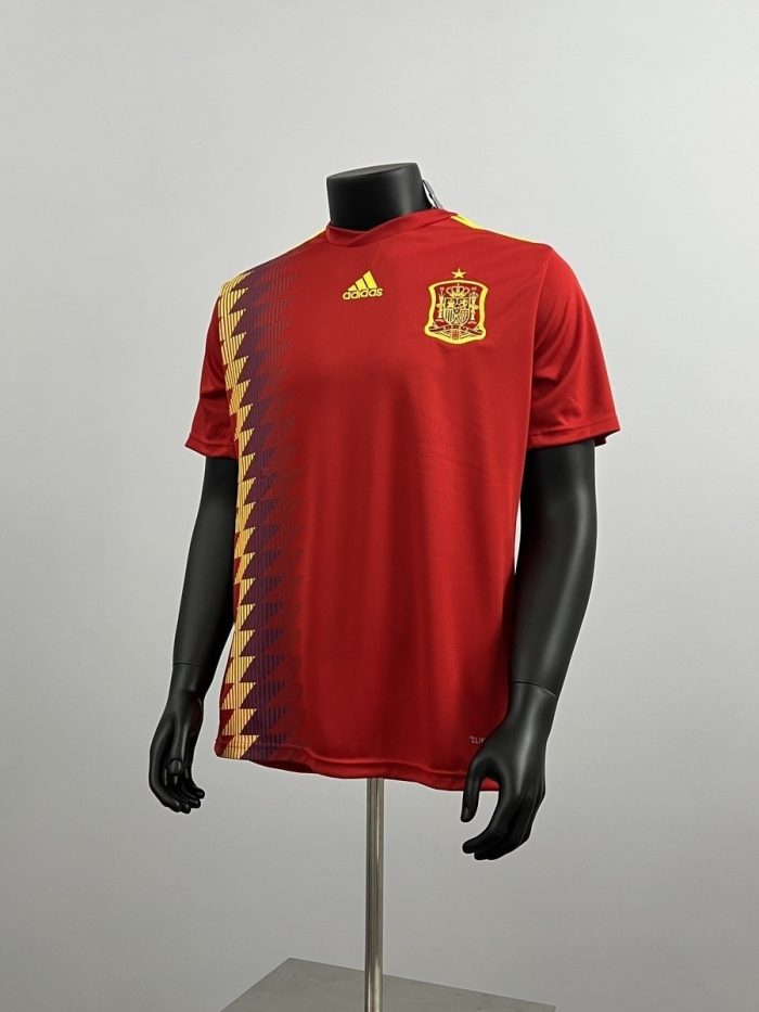 Spain 2018 Home Retro Shirt - 图片 5