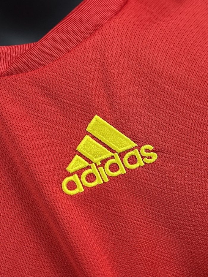 Spain 2018 Home Retro Shirt - 图片 8