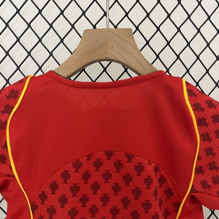 Portugal 2004 Home Kids Jersey - 图片 2