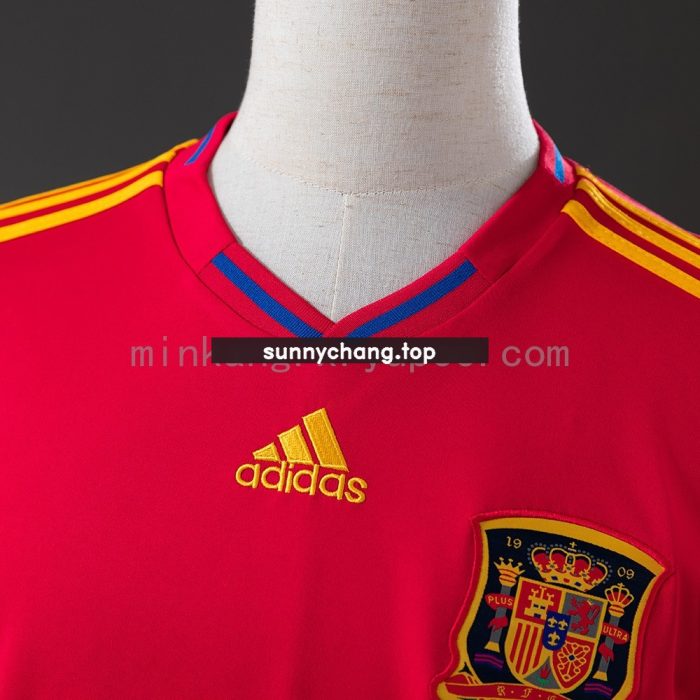 Spain 2010 Home Retro Jersey - 图片 6