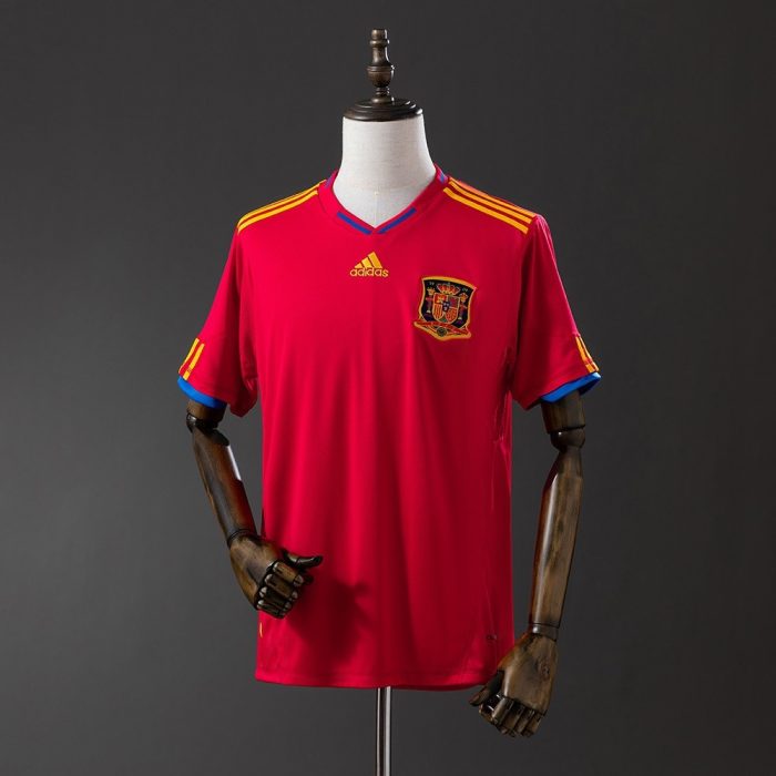 Spain 2010 Home Retro Jersey - 图片 8