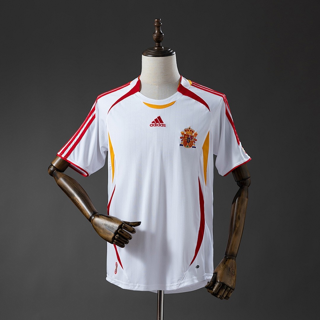 JER-7933_1 Spain 2006 Away Retro Jersey - 图片 1