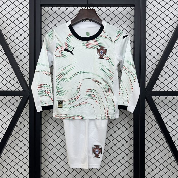 2025 Portugal Away Kids Jersey - 图片 3