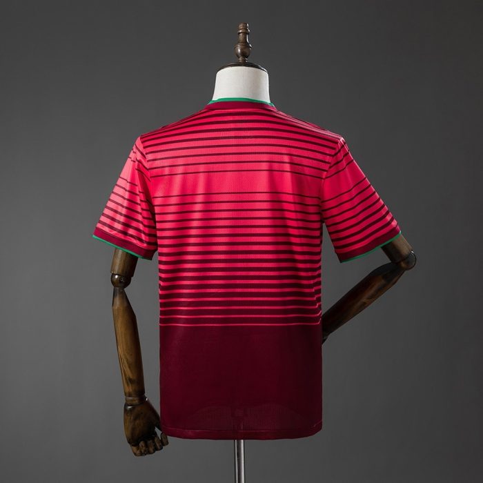 Portugal 2014 Retro Home Jersey - 图片 3