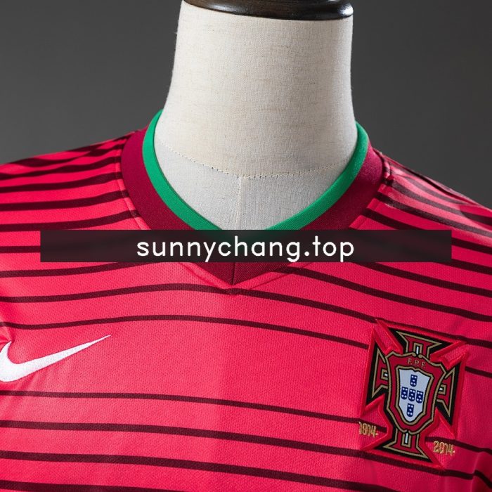 Portugal 2014 Retro Home Jersey - 图片 9