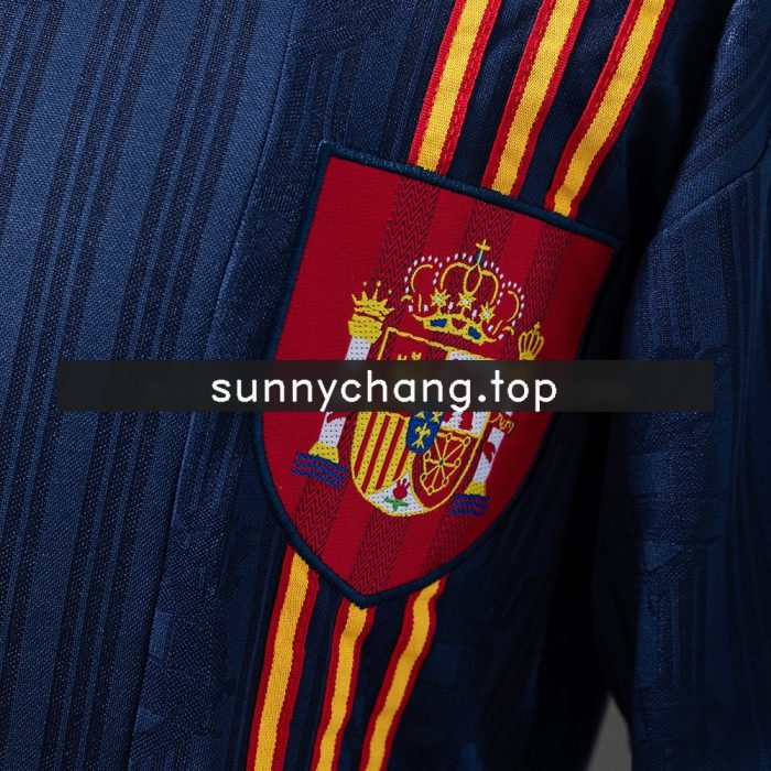 Spain 1996 Away Retro Jersey - 图片 5