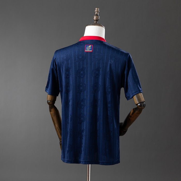 Spain 1996 Away Retro Jersey - 图片 7