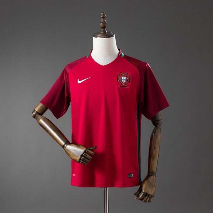 Portugal 2018 Home Retro Jersey - 图片 2