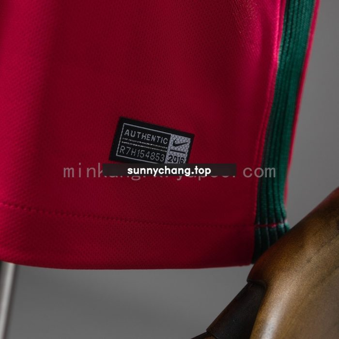 Portugal 2018 Home Retro Jersey - 图片 5