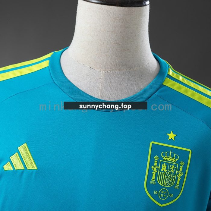 Spain 2026 Goalkeeper Blue Jersey - 图片 8