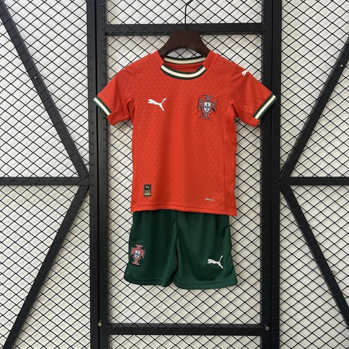 Portugal 2025 Home Kids Jersey - 图片 5